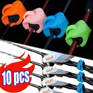 ABS 낚싯대 홀더 범용 다기능 고정 장치 루어 바다 운반 보관 미끄럼 방지 보호 4.5x3x3cm