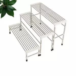 갈란드 화분 정리대 3단 진열대 선반 다이 거치대 받침대 조화가렌더