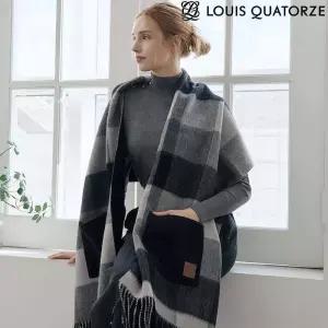 매장정품 LOUIS QUATORZE 루이까또즈 마리포켓 울캐시 숄 머플러 1DHC710 1260214