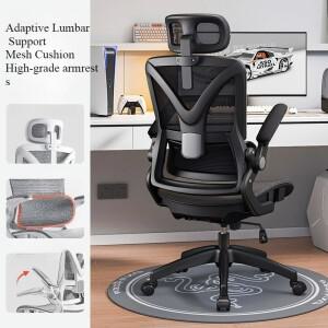 인체 공학적 게임 의자 3D 요추 지원 레이싱 회전 조절 가능한 통기성 메쉬 고밀도 스폰지 시트 Silla De