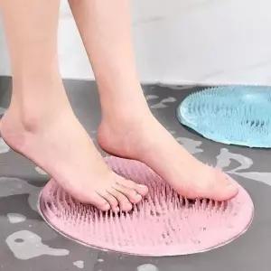 원형 발 브러쉬 등밀이 겸용 편안한 발씻기 발매트 풋브 발브 발닦이 각질 제거 풋브러시