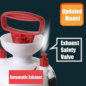 캠핑용 4/8L 휴대용 샤워기, 여행용 하이킹용 3m 호스가 있는 야외 관개 세차용 다기능 분무기