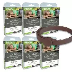 [반려] 고양이 천연 해충방지 목걸이 키튼 6P 진드기 모기