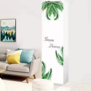 사각 에어컨 커버 푸른잎 스탠드에어컨커버 에어컨덮개 에어컨보관 에어컨먼지커버