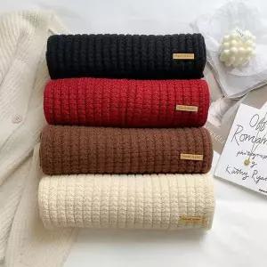 WL 목도리 남자 머플러 커플목도리 여성 니트