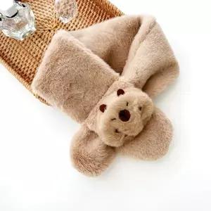 WL (별별창고)G 목도리 카피바라 쁘띠 머플러 페이크퍼