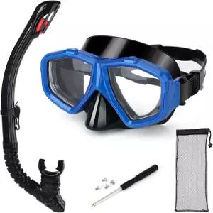 성인 청소년을 위한 교체 가능한 근시 스노클링 장비 근시안 김서림 방지 마스크 스쿠버 다이빙