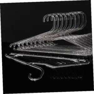 [JED] 투명 치마 플라스틱옷걸이 반짝이펄 슬림 10p세트 옷걸이 바지걸이