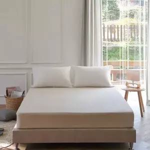 [NS홈쇼핑][르헤브] 레이지 고밀도 피치스킨 홑겹 매트리스 커버 (퀸)..[35834455]