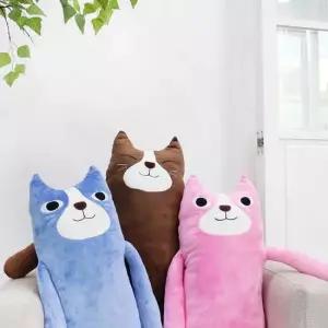 노르웨이캣 바디필로우 헬로캣 캐릭터 바디 필로우 허리 등받이 쿠션 방석 안대 담요 회음부