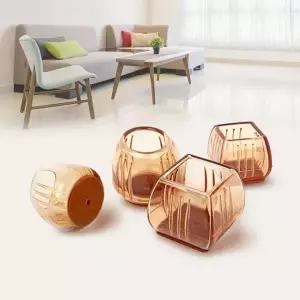 투명캡 대 식탁의자커버 발 다리 패드 소음방지 발캡 식탁의자커버