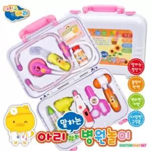 (튼튼)내친구 아리 말하는 병원놀이 분홍 ar-1806 pink 우리 청진기 의사 어린이집 유치원 준비물날선물 영