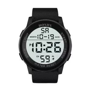 (튼튼)스포츠 디지털 LED 남자 군인 학생 전자 손목시계 방수 디지탈 등산용 알람