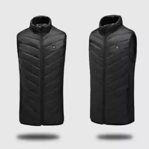 남자 겨울 따뜻 방한 핫하렌 온열 열선패딩조끼 11구 열선패딩조끼 방한조끼 발열조끼