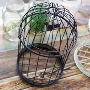 버드케이지 빈티지 철재 호텔 장식용 도브 인테리어 새장 브라운