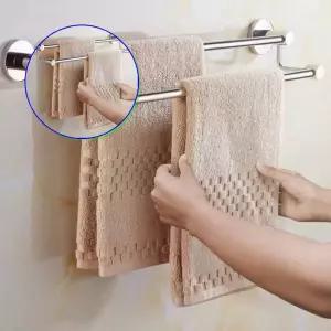 쌍문상회 지금 필요한 수건걸이 304 스테인리스 60CM 타올 더블 스틱