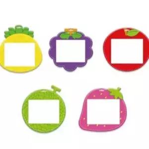 [문구] 초등학생 저학년 귀여운 과일 명찰 사물함 10개 세트