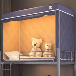 2층 싱글 1인용 텐트 난방텐트 방한텐트 사각 침대 누빔 수면 보온