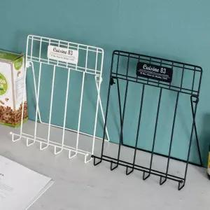 (튼튼)접이식 철제이젤 요리책 홀더 선반 거치대 미니이젤 철재북 다용도 잡지 레시피 주방 매거진랙 진열