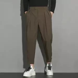 팬츠 남성 여름 정장 봄가을 슬림핏 조거팬츠 스키니 긴 9부 BE2