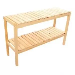 보관 원목2단벤치신발장(중)