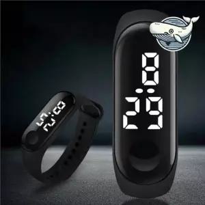 모던 스타일 LED 터치 손목시계 우레탄 시계 방수손목시계