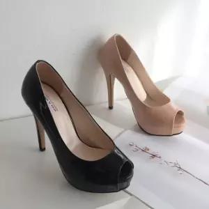 에나멜 토오픈 가보시 얇은굽 하이힐 킬힐 여성 구두Y 여성구두 킬힐 높은구두 미용실구두