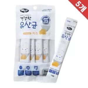 [반려] 유산균 애견 장건강 15g 치즈 4개입 5세트