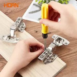 호환 스테인리스 스틸 캐비닛 도어 힌지 유압 댐퍼 버퍼 부드러운 닫힘 조용한 옷장 도어 은폐 경첩 나사