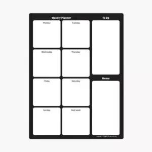 [문구/오피스] 마그피아 유리용 위클리 플래너 스케줄보드 MRMB-SW