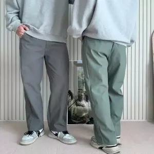 여성와이드팬츠 기모안감 밴딩 데일리 겨울바지