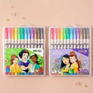 [문구/오피스] 디즈니 공주3 12색 사인펜 랜덤발송 3P 그림 색칠펜