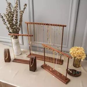 목걸이 거치대 악세사리 스탠드 진열대 팔찌 원목