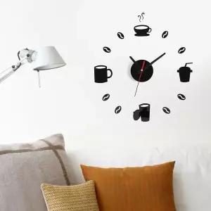 카페빈 붙이는 DIY 벽시계 아트월 거실 포인트시계