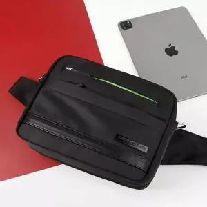 사각 남성 여행용 슬링백 크로스백 미니 수납가방