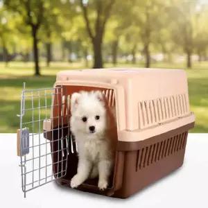 강아지 고양이 애완동물 캐리어 M 켄넬 이동장