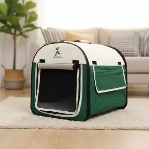 그린 소프트 켄넬 대형견 케이지 S M L XL 강아지 이동장