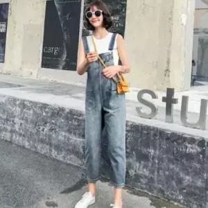 [SBD] 청멜빵바지 데님점프수트 여성 점프수트 여름
