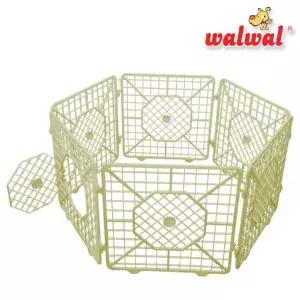 대형 울타리 6P (브라운 아이보리 핑크)