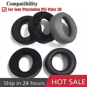 소니 플레이스테이션 PS5 펄스 3D 무선 헤드폰 헤드셋 교체 이어 패드 컵 이어패드 메모리 폼 쿠션 좋은 품