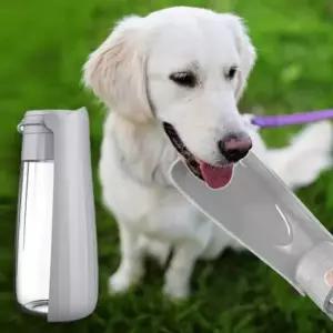 [반려] 강아지 물통 물그릇 물병 그레이 산책 반려견 휴대용