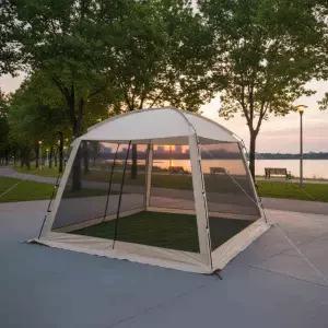 대형 메쉬 에코캠프 스크린 6-8인용 리빙쉘터 텐트