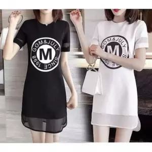 편한 데일리 예쁜 미니 반팔 여름원피스 원피스 망사