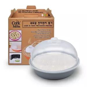 만두찜기 전자렌지 찜기 색상랜덤 호빵찜기 새싹재배 찜받침