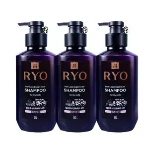 려 자양윤모 9EX 샴푸 중건성두피용 400ml x3개