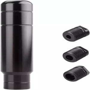 BARTOO 알루미늄 합금 헤비웨이트 시프터 노브 5인치 자동 기어 변속 자동차 레버 스틱 핸들 3개의 나사형