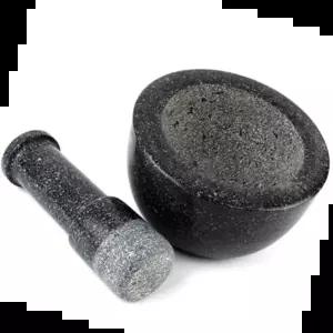 손 돌절구 통 깨 마늘 절구공이 가정용 빗금 세트