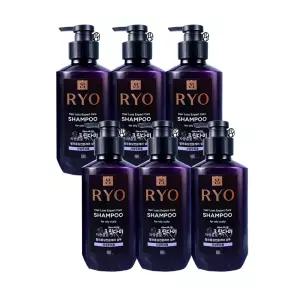 려 자양윤모 9EX 샴푸 지성두피용 400ml x6개