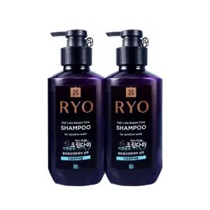 려 자양윤모 9EX 샴푸 민감성두피용 400ml x2개