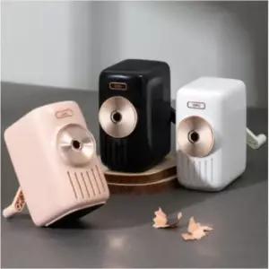 [문구/오피스] 연필깎이 멜로디 연필깎이 심조절 골드 델리 연필깍기 5단 E71165A 포인트